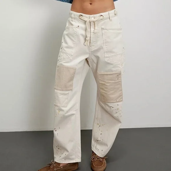 NWT $148 We The Free Moxie Pull-On Barrel Jeans - Picture 3 of 6